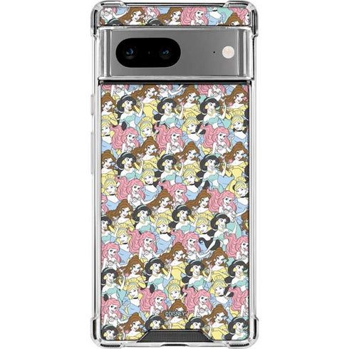 Disney Princess Disney Princesses Pattern Google Pixel 8 Clear Case
